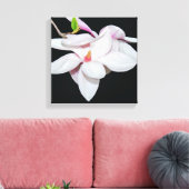 White Magnolia Canvas Afdruk (Insitu (Woonkamer))