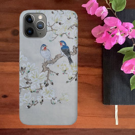 White Magnolia Case-Mate iPhone Case