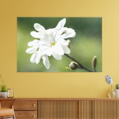 White Magnolia Flower Canvas Afdruk (Insitu (Woonkamer))