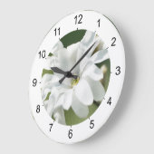 White Magnolia Flower Grote Klok (Hoek)