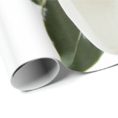 White Magnolia Flower Magnolias Floral Flowers Cadeaupapier (Rol Hoek)