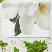 White Magnolia Flower Magnolias Floral Flowers Theedoek (Gevouwen)