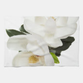 White Magnolia Flower Magnolias Floral Flowers Theedoek (Horizontaal)