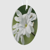 White Magnolia Flower Ornament (voorkant)