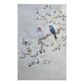 White Magnolia Foto Afdruk (Voorkant)