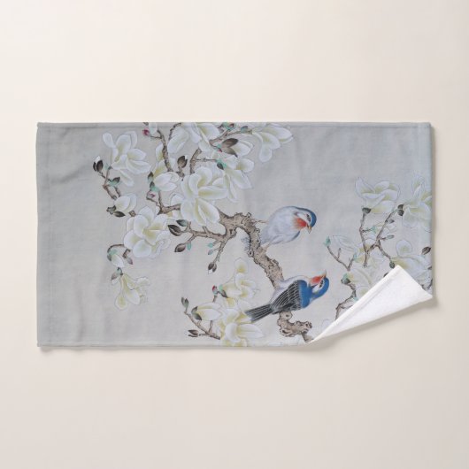 White Magnolia Handdoek (Handdoek)