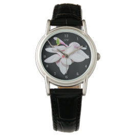 White Magnolia Horloge