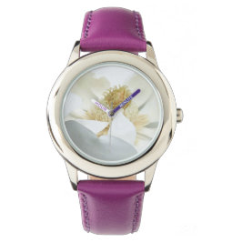 White Magnolia Horloge