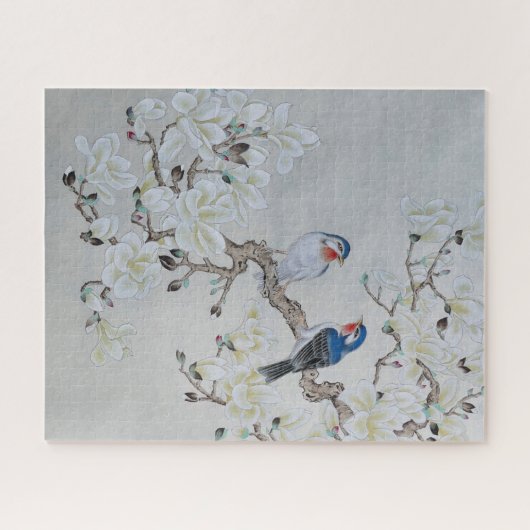 White Magnolia Legpuzzel (Horizontaal)