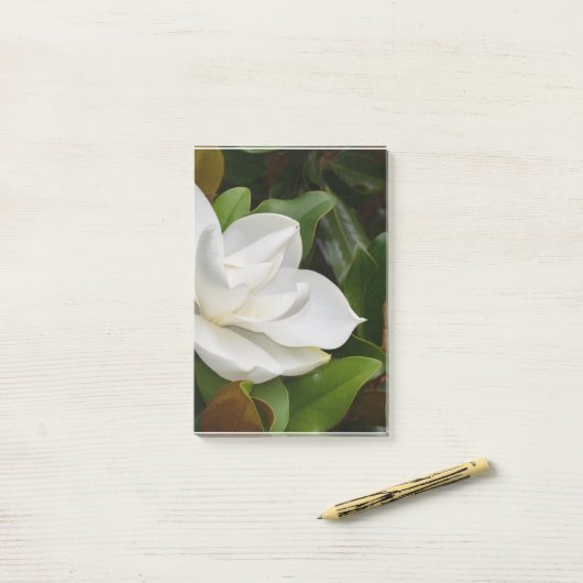 White Magnolia Post-it® Notes (Op bureau)