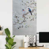 White Magnolia Poster (Thuiskantoor)