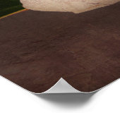 White Magnolia Tree Flower Floral Flowers Grey Poster (Hoek)