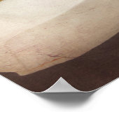 White Magnolia Tree Flower Floral Flowers Grey Poster (Hoek)