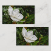 White Magnolia Visitekaartje (Voorkant / Achterkant)