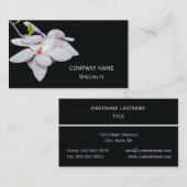 White Magnolia Visitekaartje (Voorkant / Achterkant)