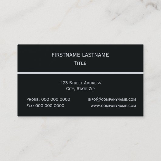 White Magnolia Visitekaartje (Achterkant)