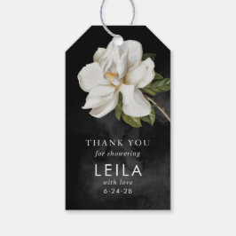 White Magnolia Vrijgezellenfeest Favor Tags Cadeaulabel