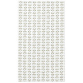 White Magnolia Wreath Wedding Decor Newlyweds Tafelkleed (Voorkant)