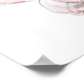 White Magnolias Flower  Old Illustration Poster (Hoek)