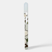 White Magnolias Glas in lood illusie Case-Mate iPhone Case (Achterkant / Links)