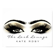 White Makeup Beauty Studio Lashes Salon Gold