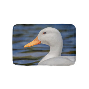 White Mallard Duck Badmat