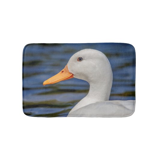 White Mallard Duck Badmat (Voorkant)