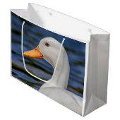 White Mallard Duck Large Cadeautasje (Voorkant Gekanteld)