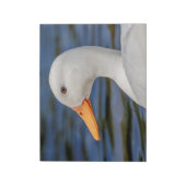 White Mallard Duck Notitieblok (Linkerzijde)