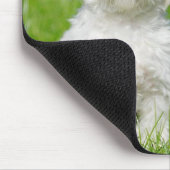 White Maltese Puppy Dog Love Muismat (Hoek)