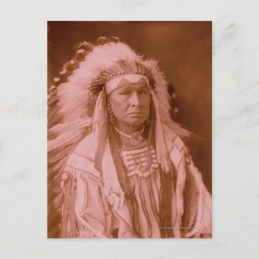 White Man draait hem - Crow Briefkaart (Voorkant)