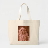 White Man draait hem - Crow Grote Tote Bag (Voorkant)