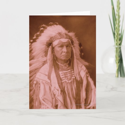 White Man draait hem - Crow Kaart (Voorkant)