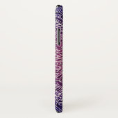 White Mandala op Paarse achtergrond Case-Mate iPhone Case (Achterkant / rechts)