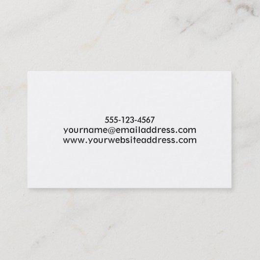 White Mandala over getextureerde dieproze Waterver Visitekaartje (Achterkant)