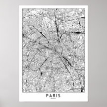 White Map Parijs