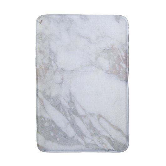 White marble Bath Mat (Voorkant Verticaal)