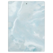 White Marble Business Logo Pro clipboard Klembord (Achterkant)