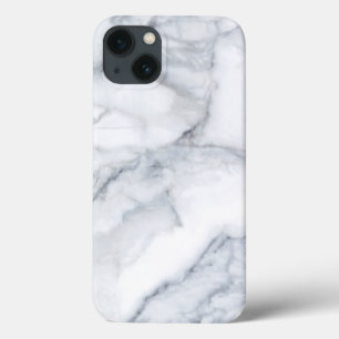 White Marble Carrara Calacatta Texture Case-Mate iPhone Case