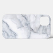 White Marble Carrara Calacatta Texture Case-Mate iPhone Case (Achterkant (horizontaal))