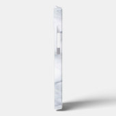 White Marble Carrara Calacatta Texture Case-Mate iPhone Case (Achterkant / Links)