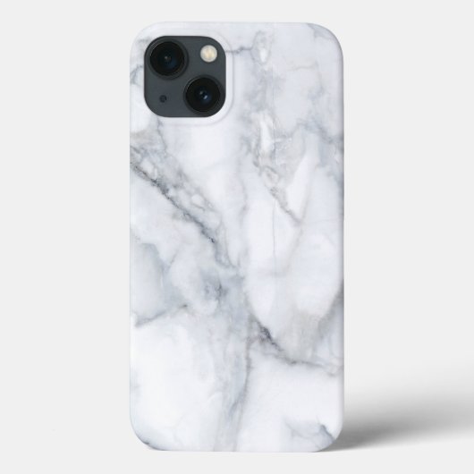 White Marble Carrara Calacatta Texture Case-Mate iPhone Case (Achterkant)