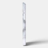 White Marble Carrara Calacatta Texture Case-Mate iPhone Case (Achterkant / Links)