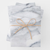 White Marble Carrara Calacatta Texture Inpakpapier Vel (In situ)