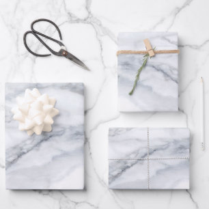 White Marble Carrara Calacatta Texture Inpakpapier Vel