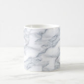 White Marble Carrara Calacatta Texture Koffiemok (Center)