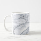 White Marble Carrara Calacatta Texture Koffiemok (Links)