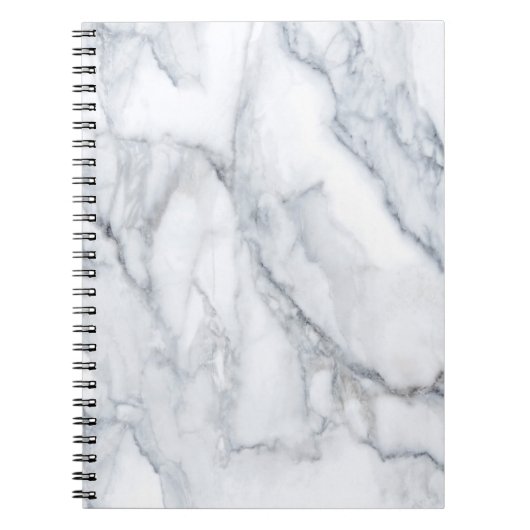 White Marble Carrara Calacatta Texture Notitieboek (Voorkant)