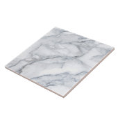 White Marble Carrara Calacatta Texture Tegeltje (Zijkant)
