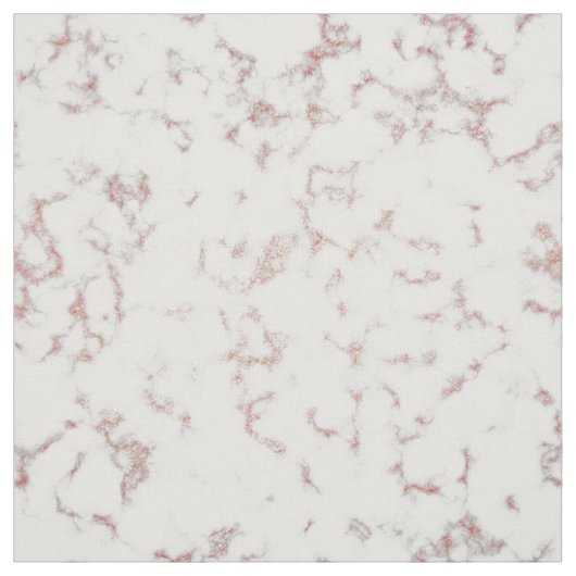 White Marble Carrara Roos Gold Glitter Texture Stof (Swatch)